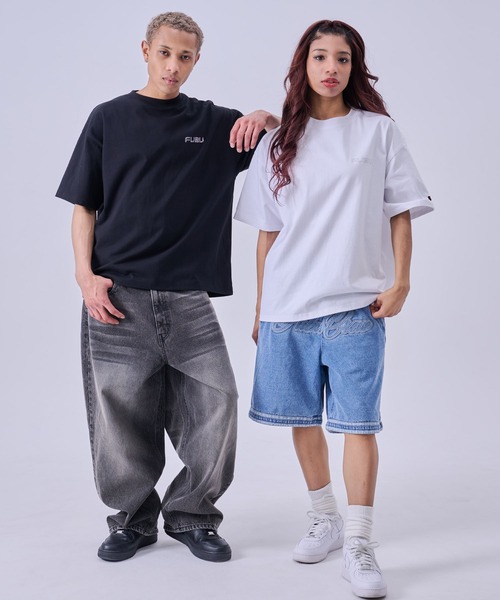 FUBU（フブ） tシャツ ブランド Rhinestone TShirts/ラインストーンT