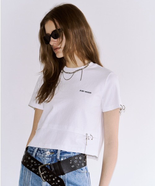 JOSE MOON（ジョゼムーン） tシャツ LOGO CHARM T SHIRTS/ロゴチャーム