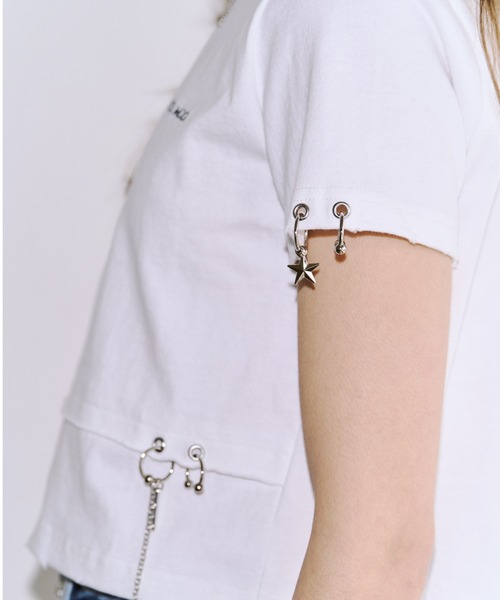 JOSE MOON（ジョゼムーン） tシャツ LOGO CHARM T SHIRTS/ロゴチャーム