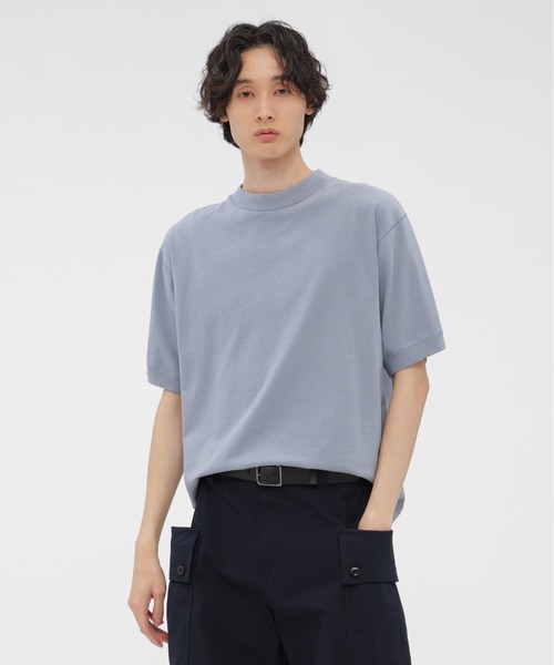 MHL.（エムエイチエル） tシャツ GARMENT DYED TOUGH COTTON LINE