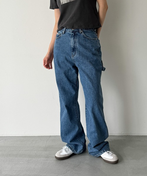 「CANAL JEAN」 デニムパンツ SMALL ブルー レディースの画像
