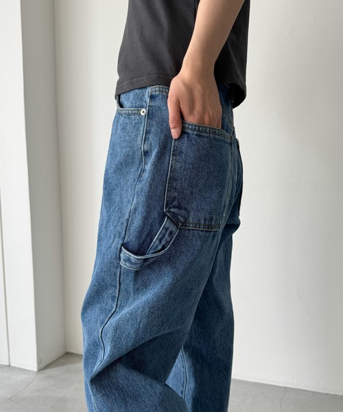 「CANAL JEAN」 デニムパンツ SMALL ブルー レディースの画像