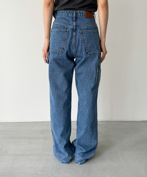 「CANAL JEAN」 デニムパンツ SMALL ブルー レディースの画像