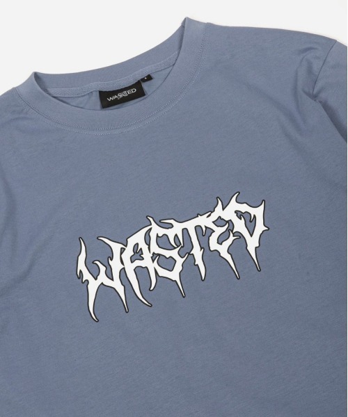 「WASTED PARIS」 長袖Tシャツ L ブルー メンズ_画像5