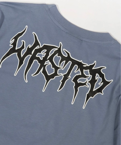 「WASTED PARIS」 長袖Tシャツ L ブルー メンズ_画像6