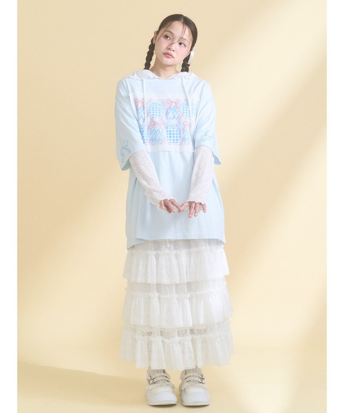 tシャツ ひみつのゆらめきフレームTee レディースの画像
