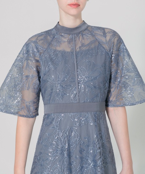 「Leja」 半袖ワンピース MEDIUM ブラウン レディース_4