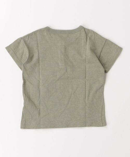 「PETIT BATEAU」 「KIDS」ワンポイント半袖Tシャツ 110cm グリーン キッズ_画像2