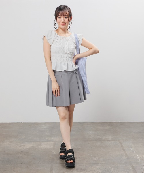 Honeys（ハニーズ） ブラウス シャツ パフスリーブブラウス レディース