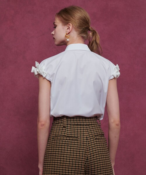 LOULOU WILLOUGHBY（ルルウィルビー） ブラウス シャツ 半袖 「LOULOU