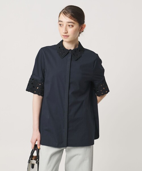 UNITED ARROWS（ユナイテッドアローズ） ブラウス シャツ エンブロイ