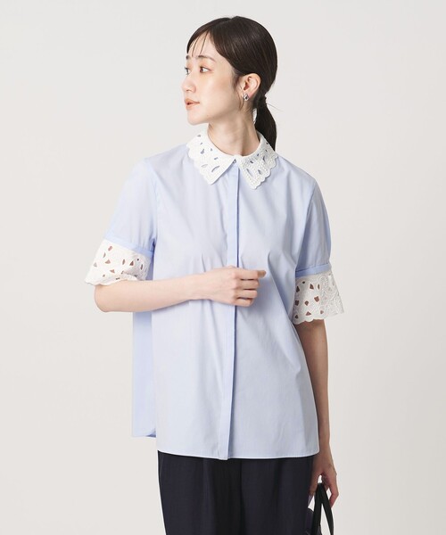 UNITED ARROWS（ユナイテッドアローズ） ブラウス シャツ エンブロイ