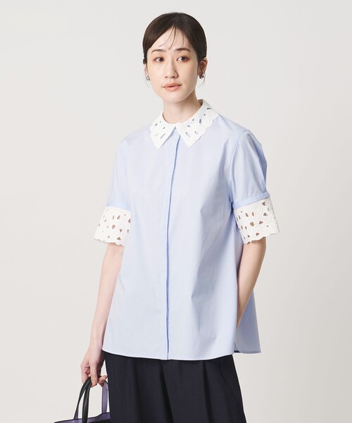 UNITED ARROWS（ユナイテッドアローズ） ブラウス シャツ エンブロイ