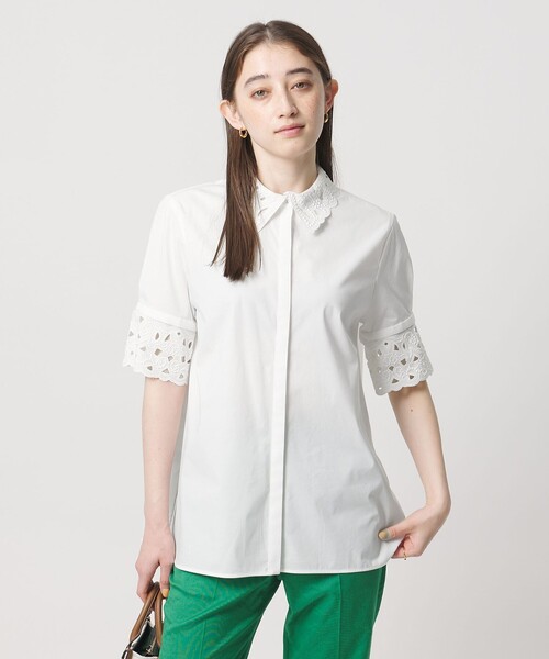 UNITED ARROWS（ユナイテッドアローズ） ブラウス シャツ エンブロイ