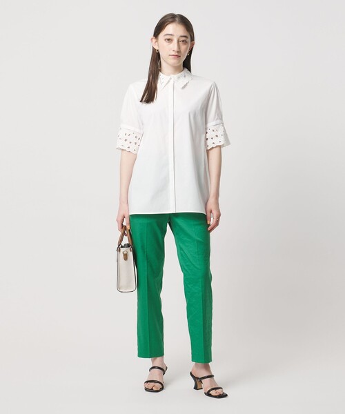 ユナイテッドアローズ　エンブロイダリーカラー2WAYブラウス UNITED ARROWS（ユナイテッドアローズ）の「UWFM エンブロイダリー