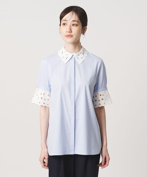 UNITED ARROWS（ユナイテッドアローズ） ブラウス シャツ エンブロイ