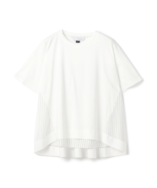 ATSURO TAYAMA（アツロウタヤマ） tシャツ 半袖 メッシュ使い重ね着風