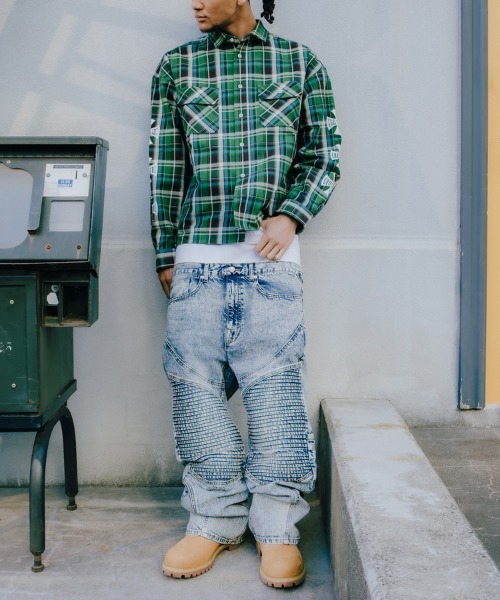 シャツ 「BREATH」CROSS CHECK SHIRT / 4カラー 「BR26SS-S2007」 メンズの画像
