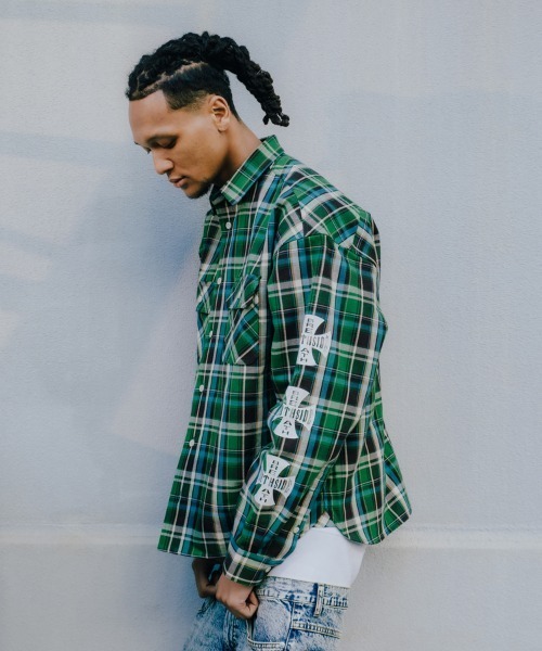 シャツ 「BREATH」CROSS CHECK SHIRT / 4カラー 「BR26SS-S2007」 メンズの画像