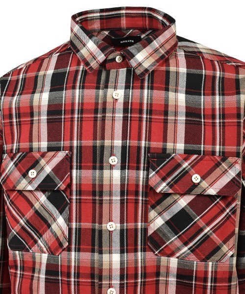 シャツ 「BREATH」CROSS CHECK SHIRT / 4カラー 「BR26SS-S2007」 メンズの画像