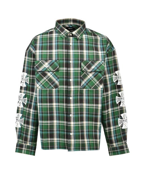 シャツ 「BREATH」CROSS CHECK SHIRT / 4カラー 「BR26SS-S2007」 メンズの画像