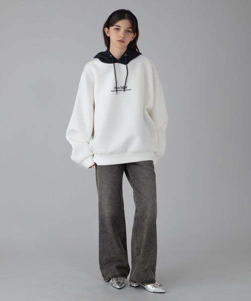 「BROWNY」 プルオーバーパーカー LARGE ワイン メンズ_画像3
