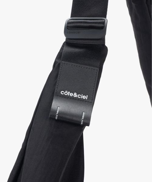 ショルダーバッグ 「cote＆ciel/コートエシエル」 HYCO S SMOOTH BLACK メンズ レディースの画像