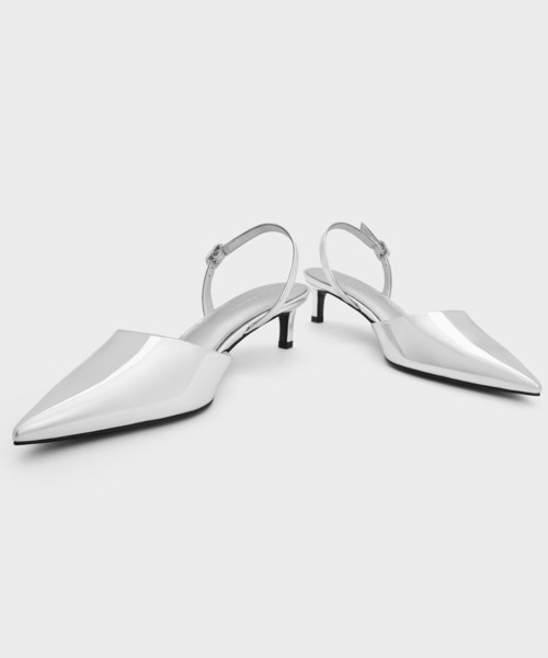 「CHARLES & KEITH」 ヒールサンダル 25.5cm ブラック系その他2 レディース_画像5
