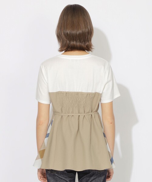 ももか✨ブルーレーベルクレストブリッジ アシンメトリーカットソー 38