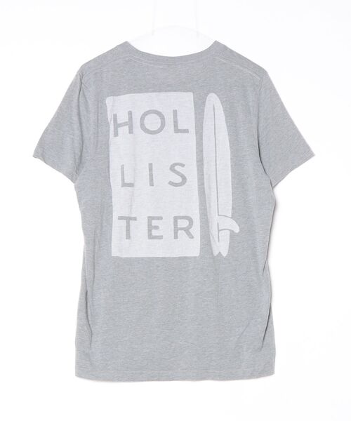 「Hollister」 半袖Tシャツ L グレー メンズ_画像2