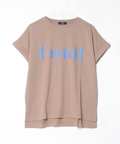 「SHIPS Colors」 半袖Tシャツ ONE SIZE カーキ レディース_画像2