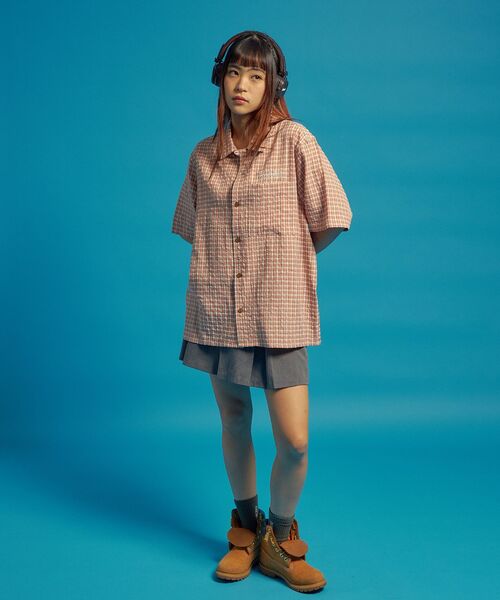 「SEQUENZ」 半袖シャツ LARGE ブルー メンズ_画像6