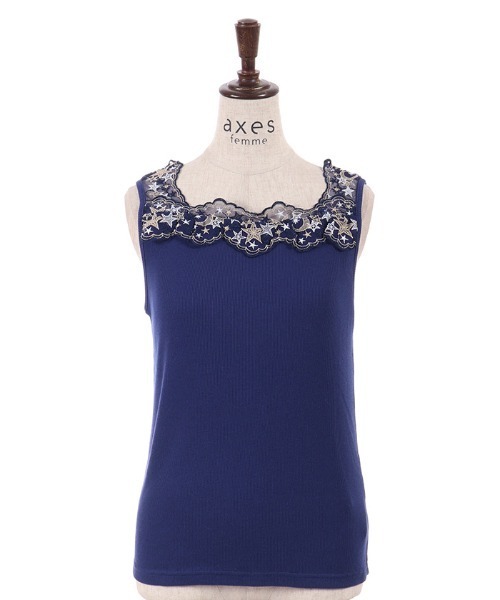 axes femme ノースリーブ レース axes femme(アクシーズ ファム axes femme ノースリーブ レース axes femme(アクシーズ ファム