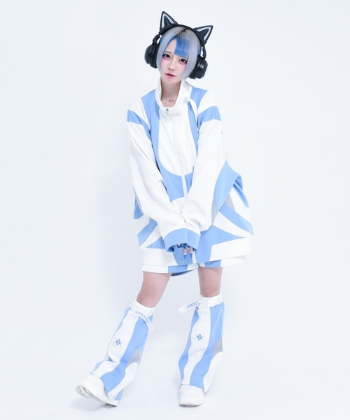 「REFLEM」 ジャージパンツ FREE グレー レディース_画像5