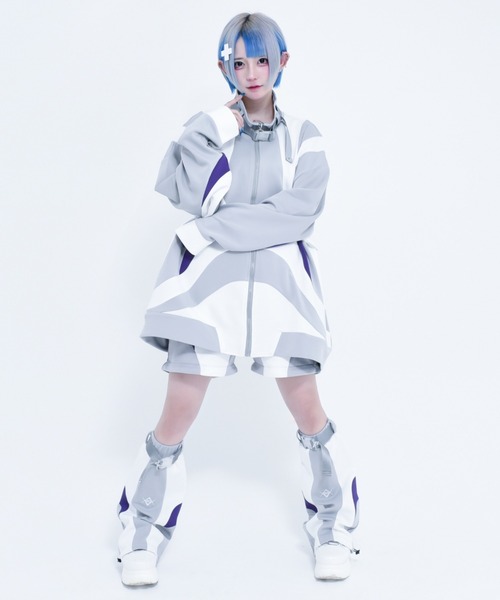 「REFLEM」 ジャージパンツ FREE グレー レディース_画像8