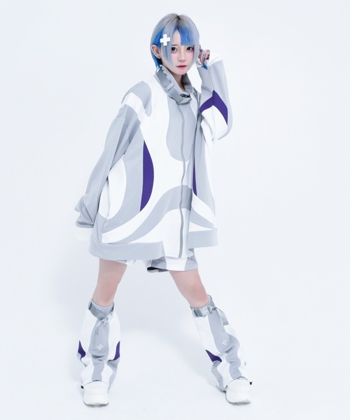 「REFLEM」 ジャージパンツ FREE グレー レディース_画像9