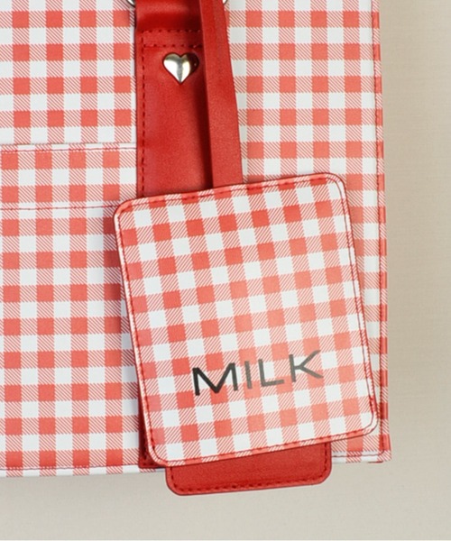 「MILK」 トートバッグ FREE レッド レディース_画像8