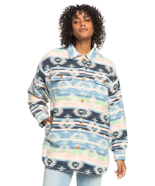 「ROXY」 ジャケット SMALL ブルー レディース_画像3