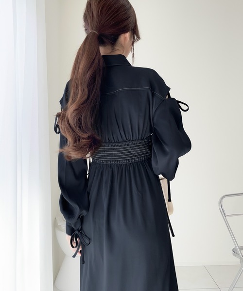 「mily bilet」 シャツワンピース X-LARGE ベージュ レディース_画像5