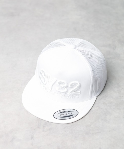 SY32 BY SWEET YEARS キャップ ホワイト 残り1点新品 SY32 by SWEET YEARS（エスワイサーティトゥバイスィートイヤーズ