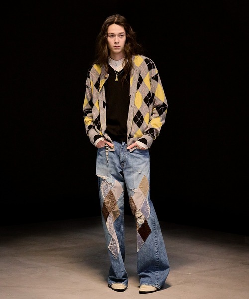 パンツ MASU MB DIAMOND WIDE JEANS MASU（エムエーエスユー） ワイドパンツ ジーンズ 「MASU」MB DIAMOND