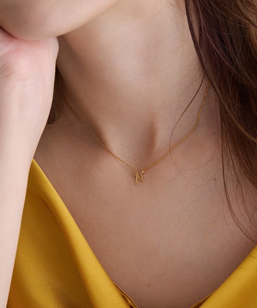 数量限定再入荷ダイヤモンドエテバーネックレス1/20 ゴールド14K