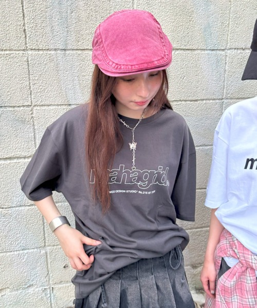 tシャツ 「mahagrid/マハグリッド」 OFF SHOULDER RAGLAN TEE /オフショルダー ラグラン 半袖Tシャツ レディース mahagrid/マハグリッド』 OFF SHOULDER RAGLAN TEE /オフ