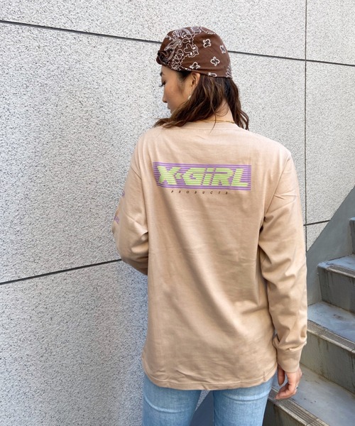 Tシャツ Tシャツ Zozoタウン限定アイテム X Girl エックスガール ビッグシルエット バックプリントロンt Zozotown Paypayモール店 通販 Paypayモール