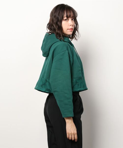 パーカー adidas Marimekko CROPPED HOODIE / アディダス マリメッコ クロップド フーディ フラワージャカード パネ|ZOZOTOWN PayPayモール店|02