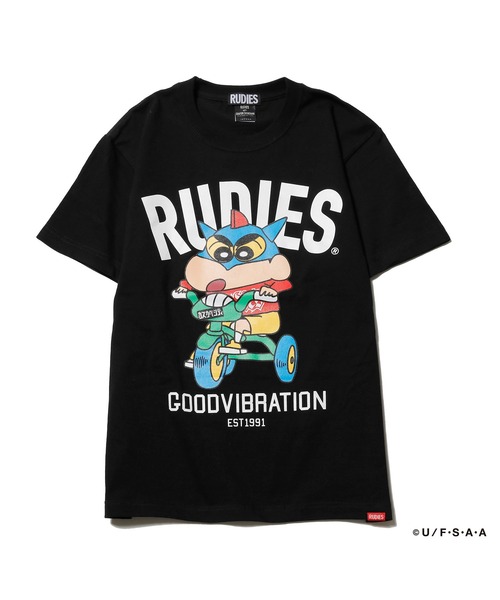 RUDIE'S（ルーディーズ） tシャツ RUDIE'S x CRAYON SHINCHAN TRICYCLE