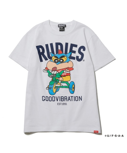 RUDIE'S（ルーディーズ） tシャツ RUDIE'S x CRAYON SHINCHAN TRICYCLE