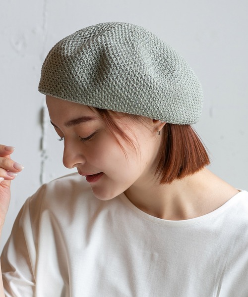 14+（イチヨンプラス） 帽子 ベレー帽 サーモベレー帽 レディース
