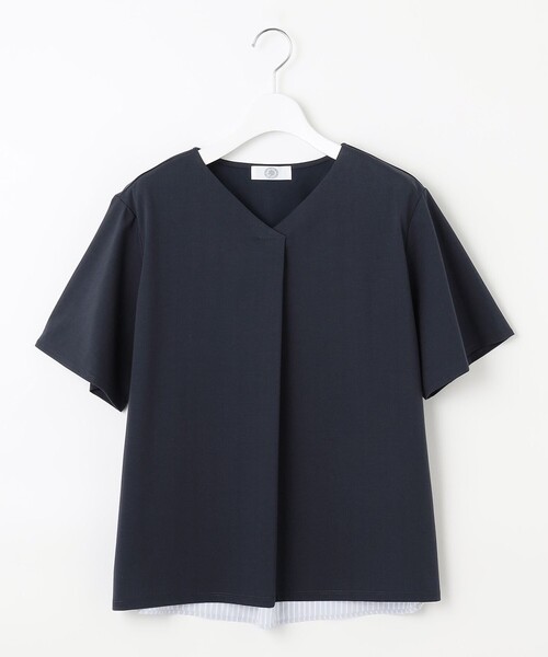 tシャツ 「WEB限定カラーあり・吸水速乾・イージーケア」ブロッキングジャージー カットソー レディース tシャツ 「WEB限定カラーあり・吸水速乾・イージーケア