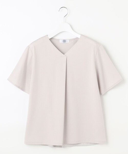 tシャツ 「WEB限定カラーあり・吸水速乾・イージーケア」ブロッキングジャージー カットソー レディース tシャツ 「WEB限定カラーあり・吸水速乾・イージーケア